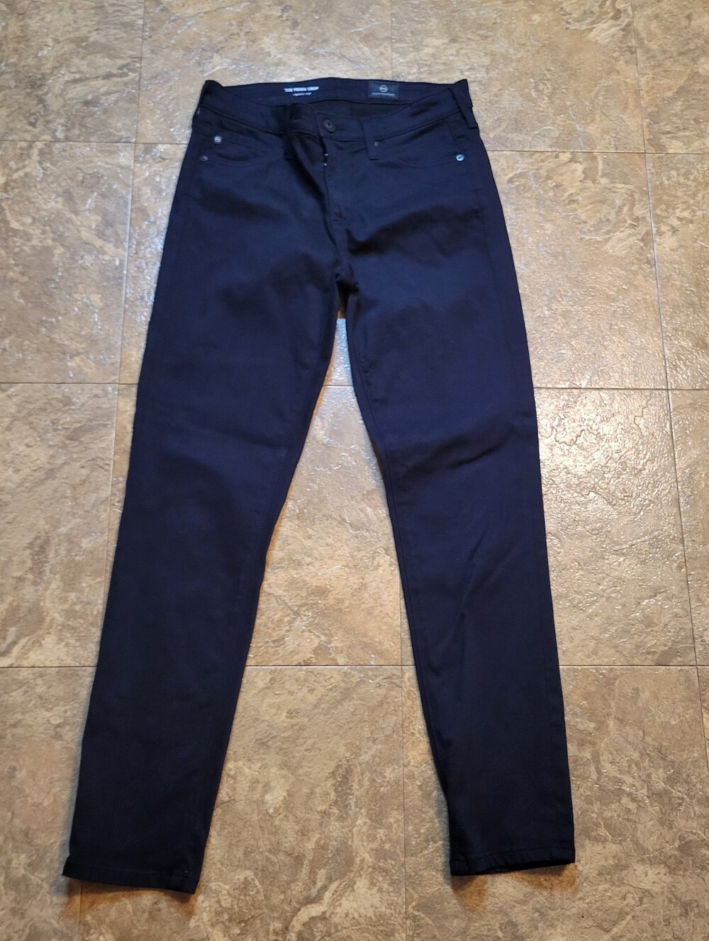 AG Adriano Goldschmied The Prima Crop Jeans Womens 25 (27x25.5) Black